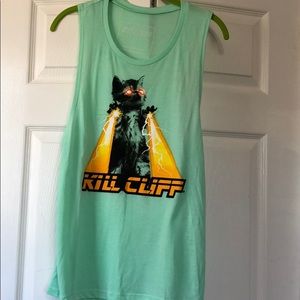 Kill Cliff Cat Zombie CrossFit Muscle Tank Top L